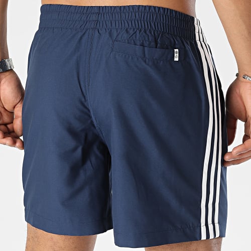 Short De Bain A Bandes Originals 3 Stripes HT4407 Bleu Marine