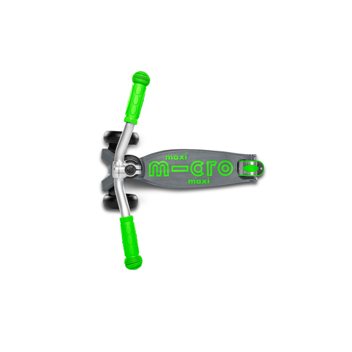 Patinete Maxi Micro Deluxe Pro Cinza/Verde