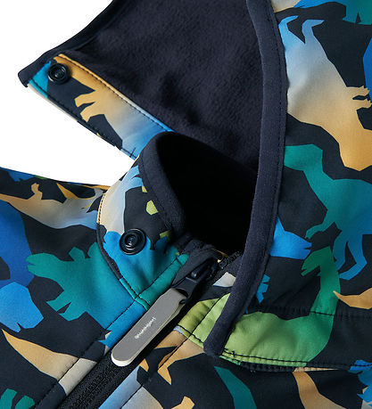 Name It Softshelljakke m. Fleece - NmmMalta05 - Dark Sapphire/Di