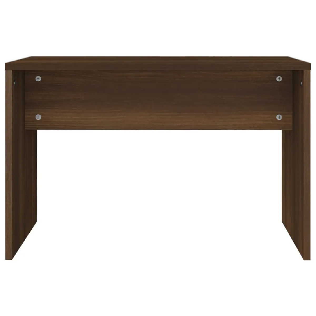 Ensemble de coiffeuse Helloshop26 avec tabouret - 86,5 x 35 x 136 cm - Marron
