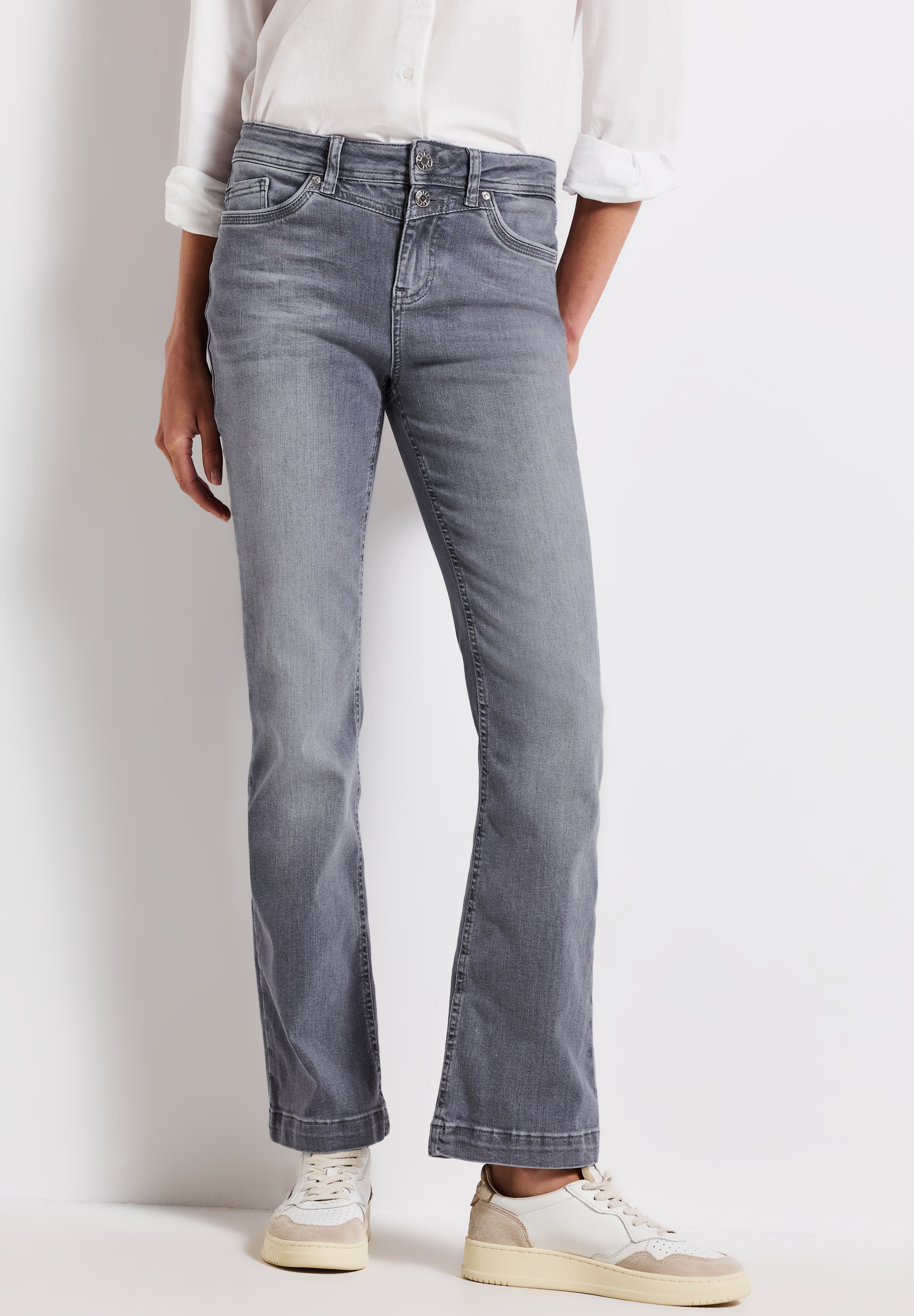 STREET ONE Bootcut-Jeans , im 5-Pocket-Style