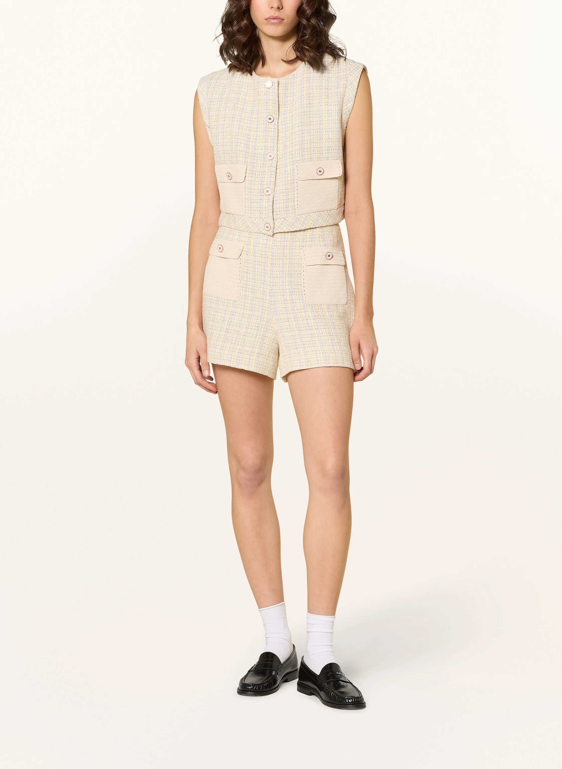 SANDRO Tweed-Shorts