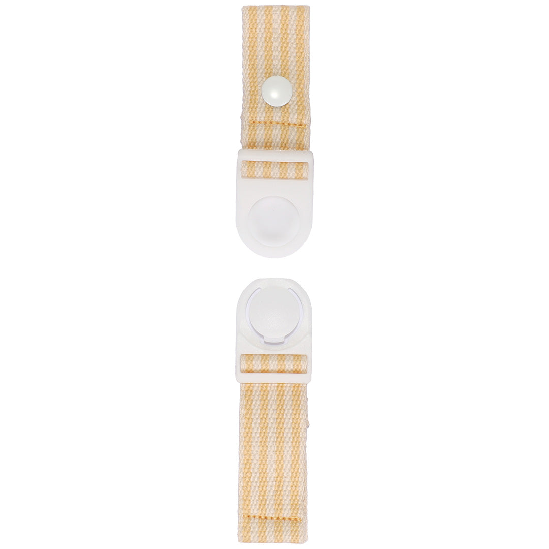sticky lemon borstriem voor rugzak - stripes - sandy yellow