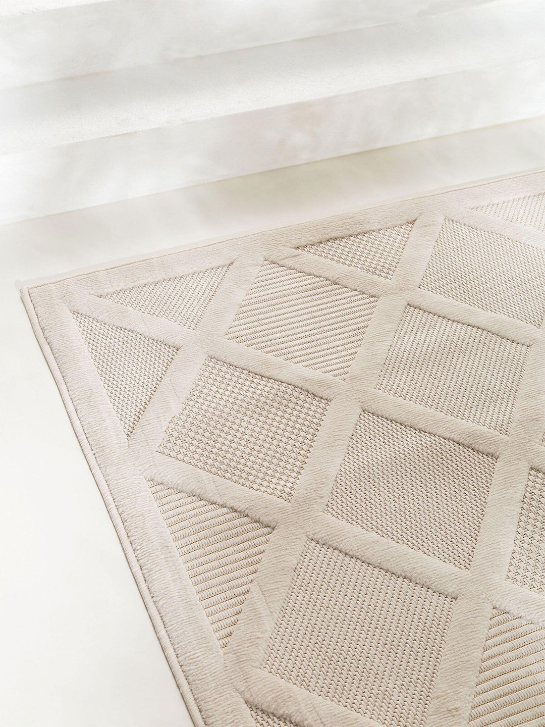 benuta nest Teppich BONTE 160 x 230 cm cream