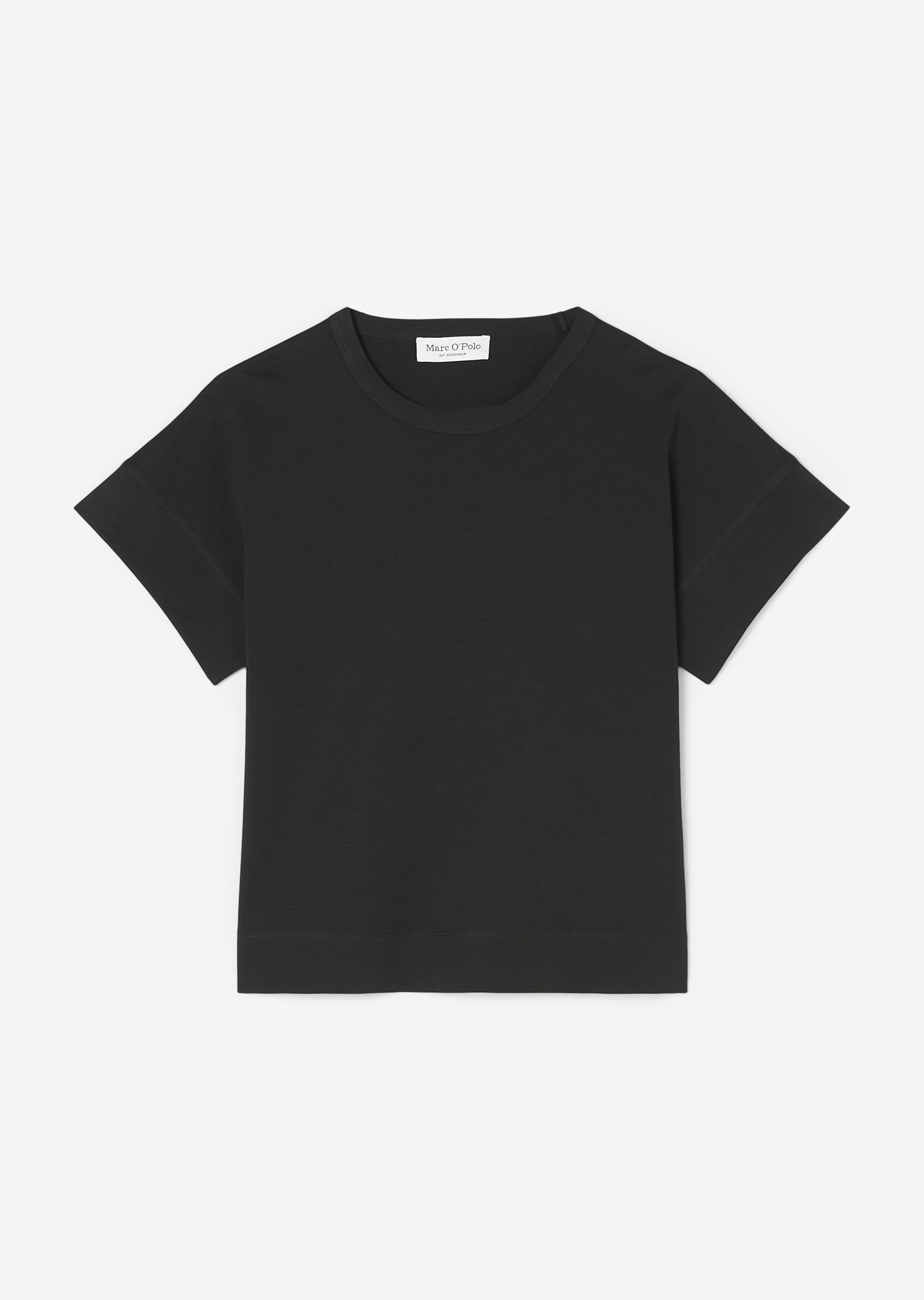 Kurzarm-T-Shirt regularaus Interlock-Jersey