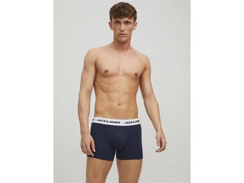 JACK&JONES Unterhosen Herren, 5-er Pack, Mehrfarbig, M Kurze Boxershorts