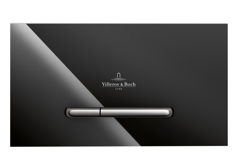 Villeroy & Boch ViConnect bedieningsplaat 300G zwart glans