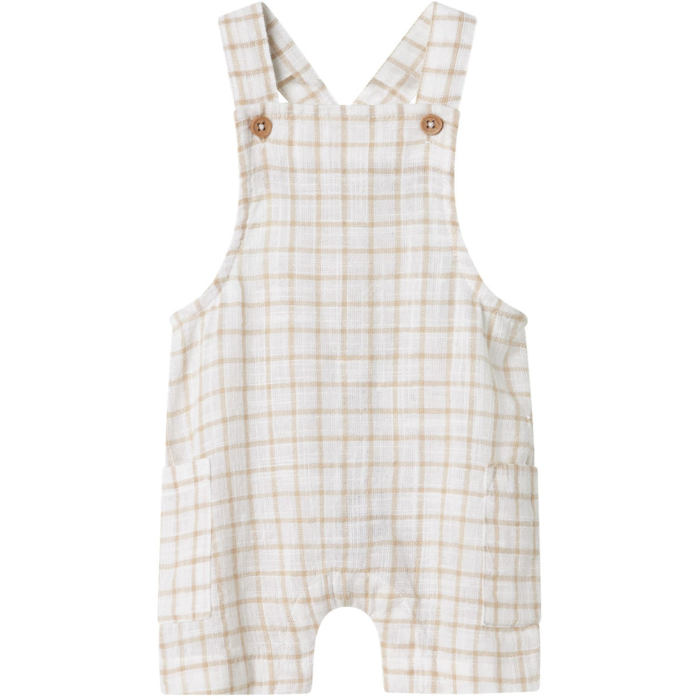 Køb Name It Bright White Halom Kort Overall