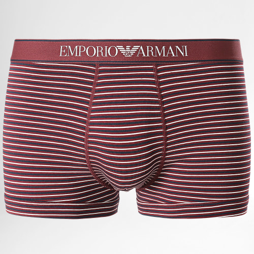 Lot De 2 Boxers 111210 Bleu Marine Bordeaux