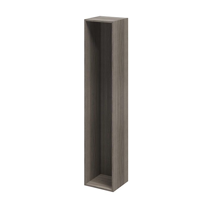 Caisson effet chêne grisé GoodHome Atomia H. 187,5 x L. 37,5 x P. 35 cm