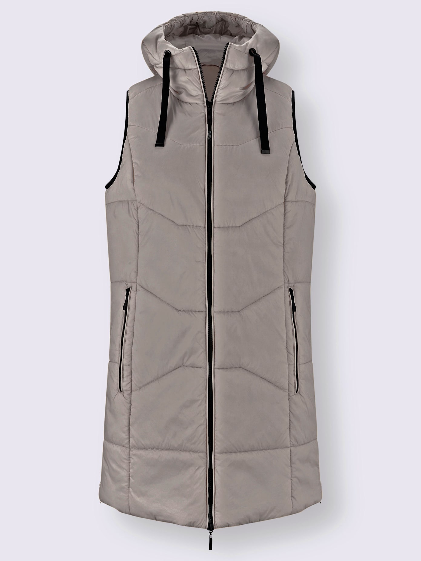 Gilet matelassé jolie coupe longue moderne