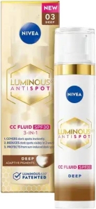 NIVEA Cellular Luminous630 3in1 CC Fluid dunkel LSF30, 40 ml