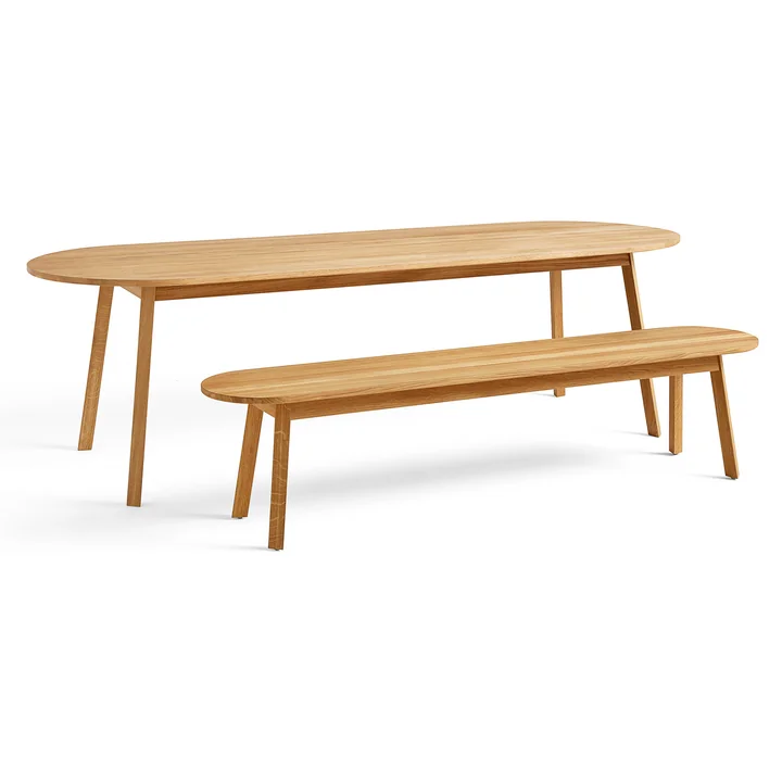 HAY - Triangle Leg Bank L 150 cm, Eiche geölt