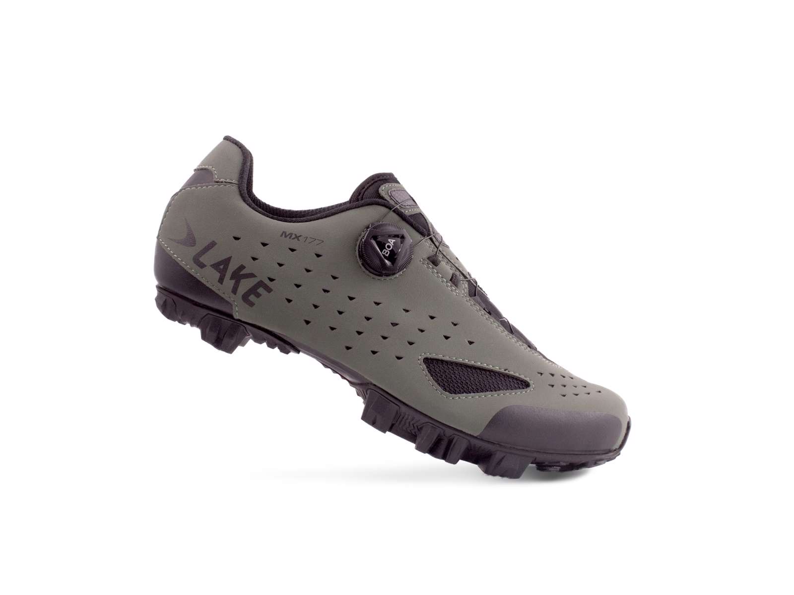 Lake MX177 Beetle Black Mountainbike Sko Wide