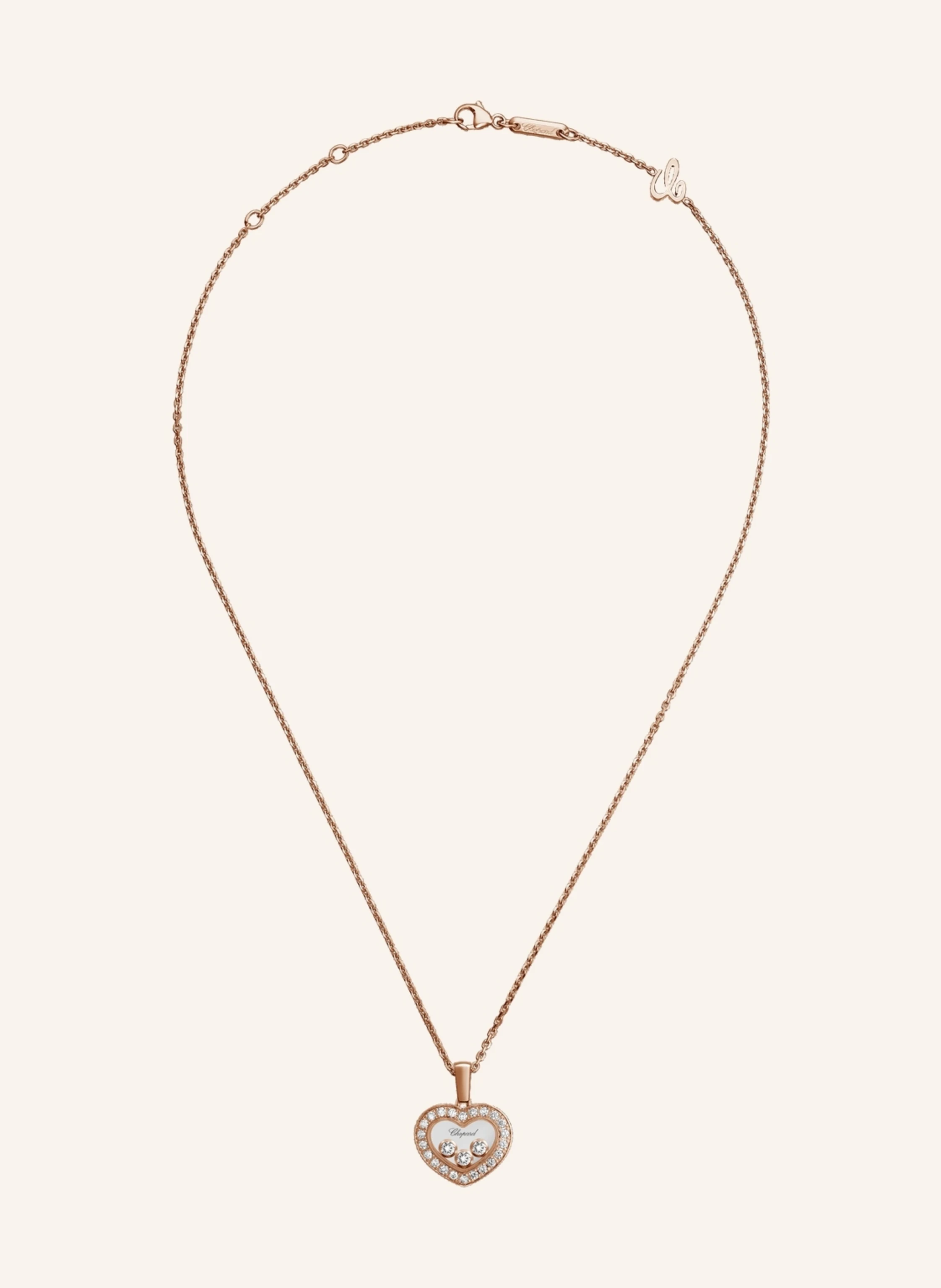 Chopard Anhänger HAPPY DIAMONDS ICONS Anhänger aus 18 Karat Roségold und Diamanten