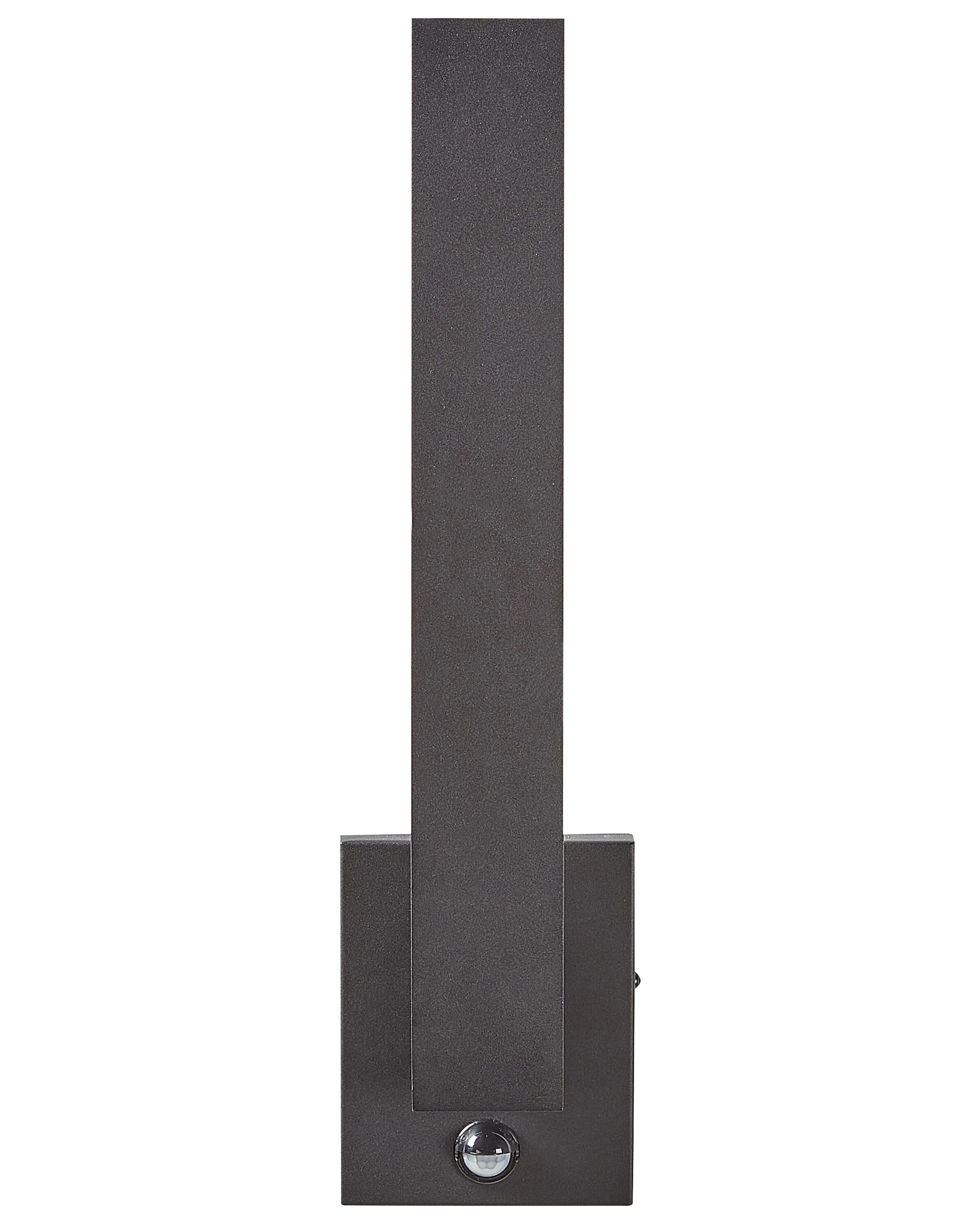 Buiten LED wandlamp TUMMEL met bewegingssensor Zwart