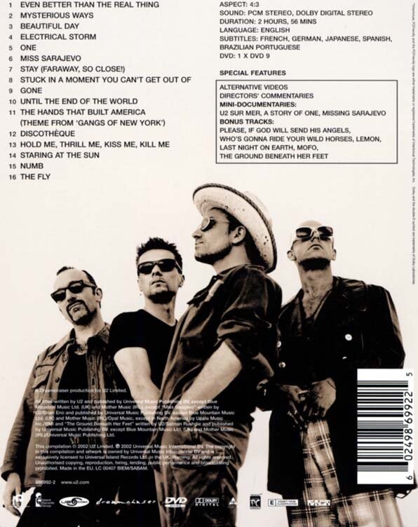 U2 - Best Of 1990-2000 - DVD