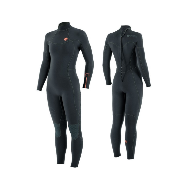 Combinaison Manera Seafarer Femme Backzip 5/3 Anthracite