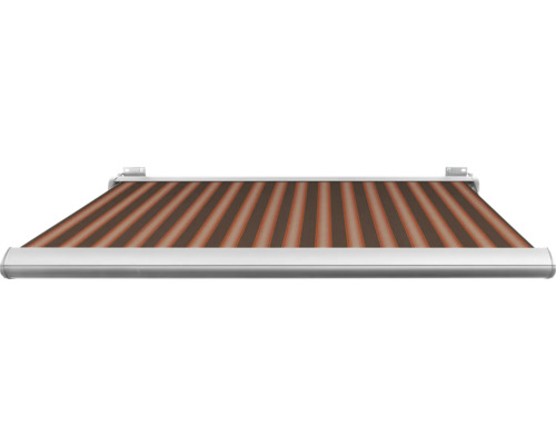 SOLUNA cassettescherm Exclusiv 2x1,5 doekdesign S3013 frame E6EV1 zilver geëloxeerd aandrijving rechts incl. motor en wandschakelaar