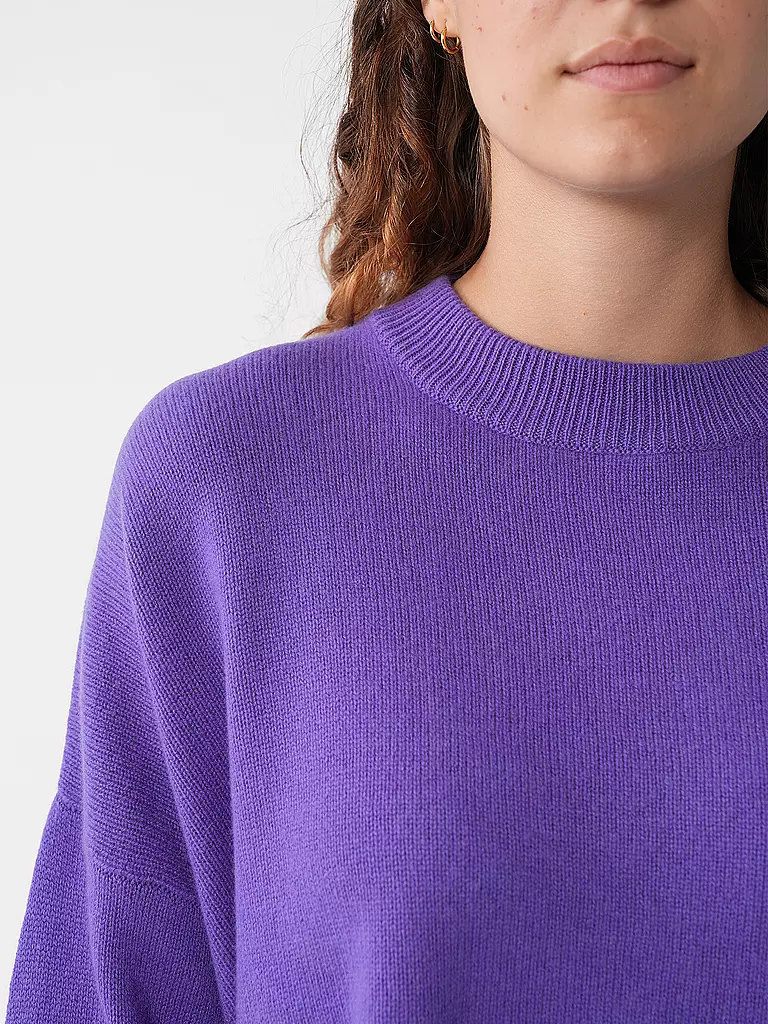 DAVIDA Kaschmirpullover lila