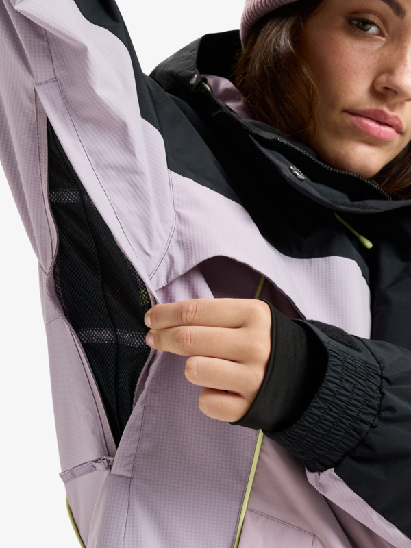 Respective 15K Veste de snow technique Violet Femme