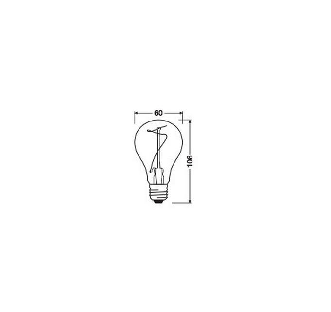 Lampe Vintage 1906 Classic A 10, 3.4W, E27, WarmweissLED-Lampen, Vintage-Edition