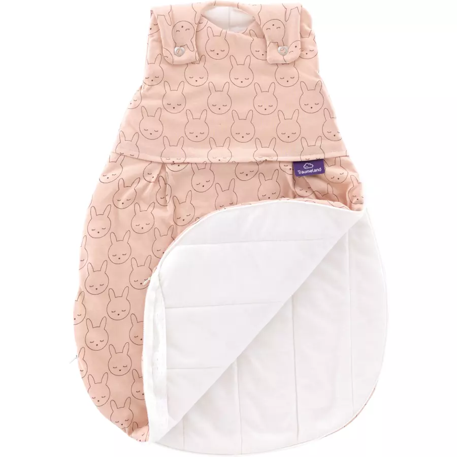 Träumeland Schlafsack Liebmich Kuschelhase beige