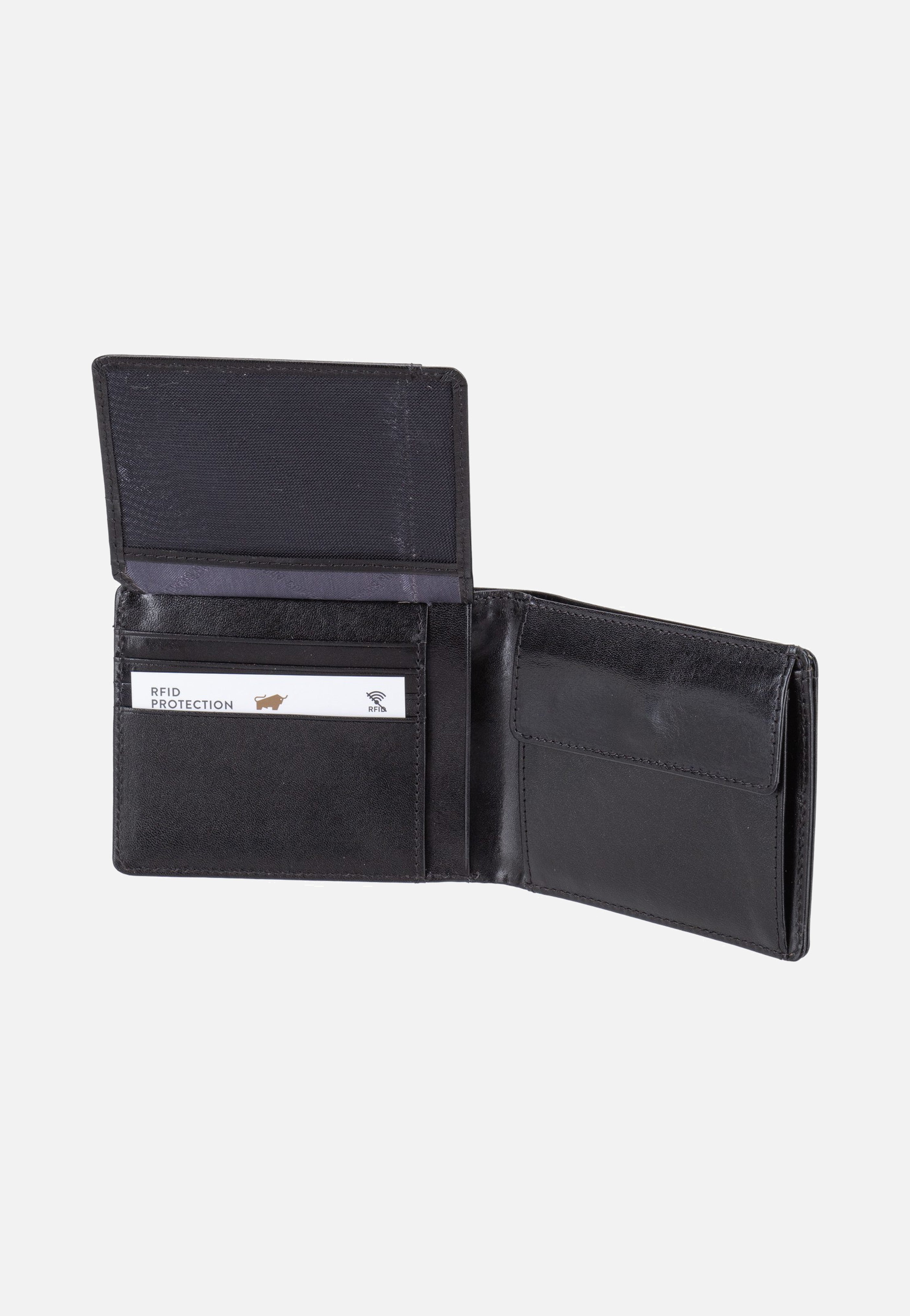 Country RFID 8Cs Schwarz - Portemonnaie