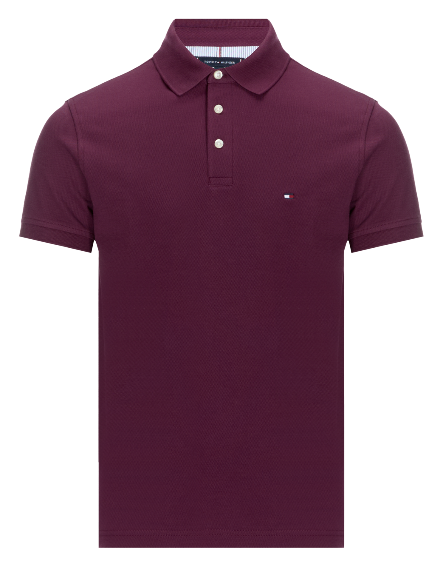 Polo slim-fit en coton bio | Violet