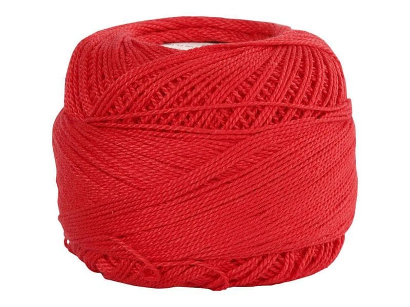 Creativ Company Näh- und Stickgarn Rot, 20 g Stickgarn, Rot