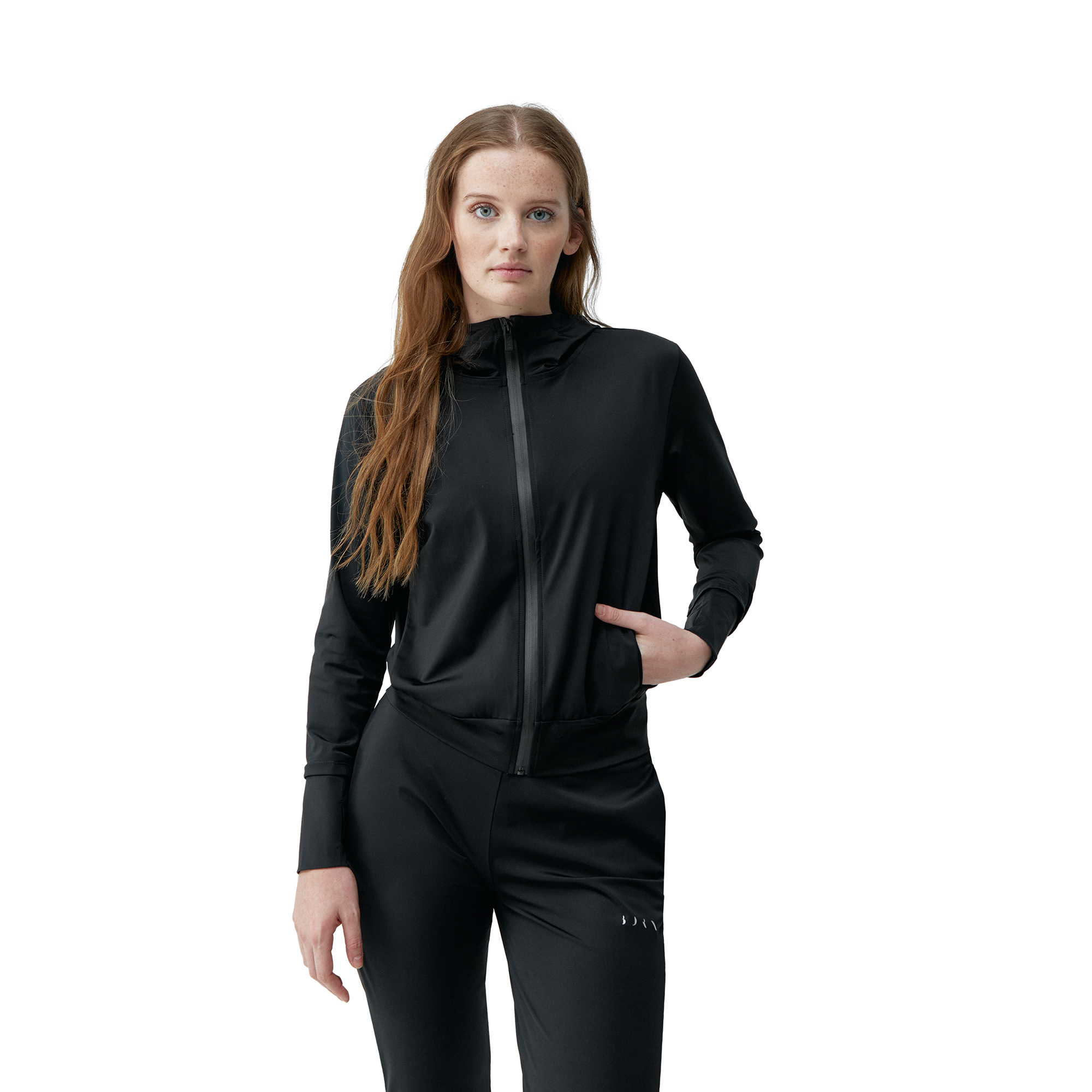 AIRLA - Veste de sport légère à capuche airla | Noir
