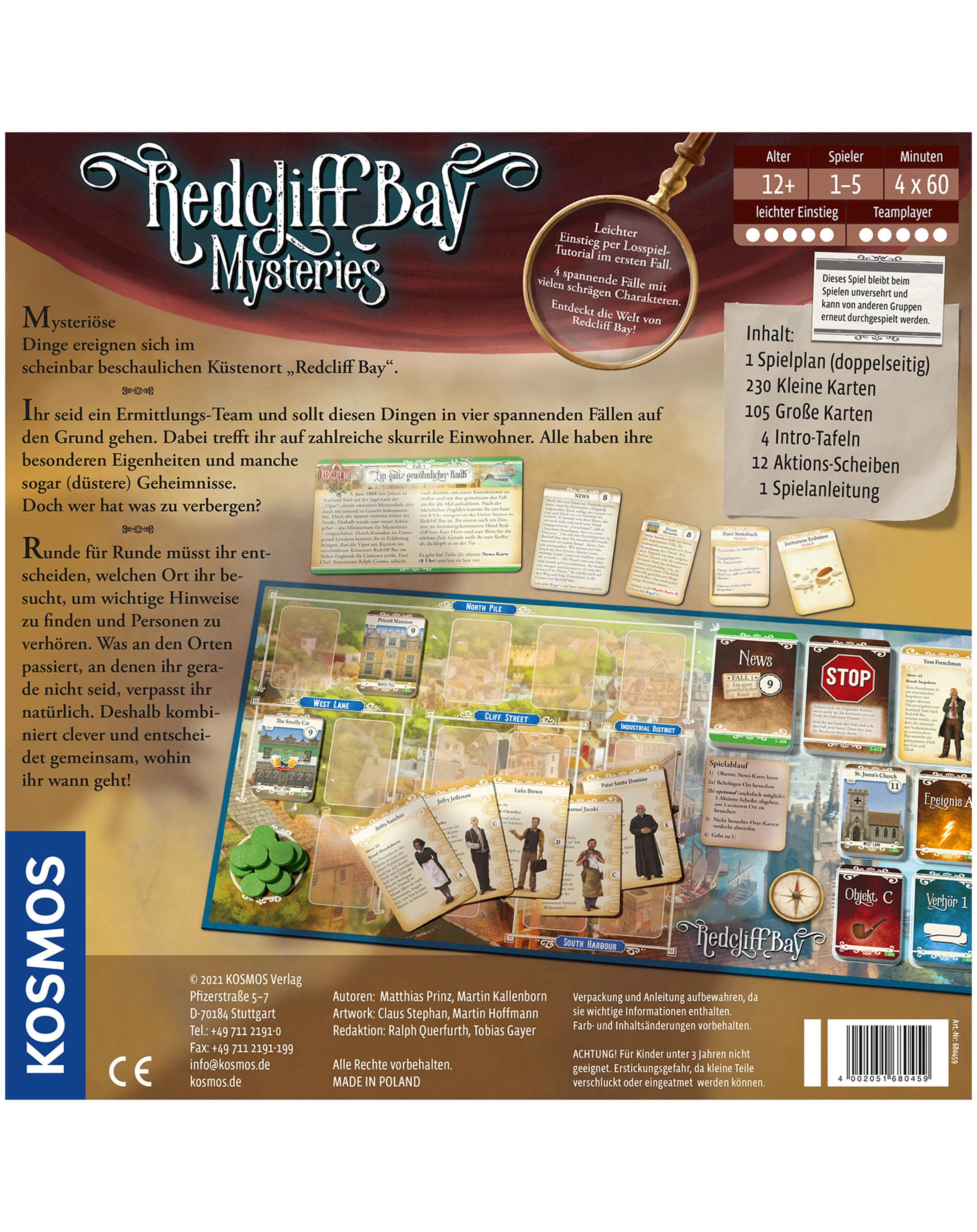 Gesellschaftsspiel REDCLIFF BAY MYSTERIES