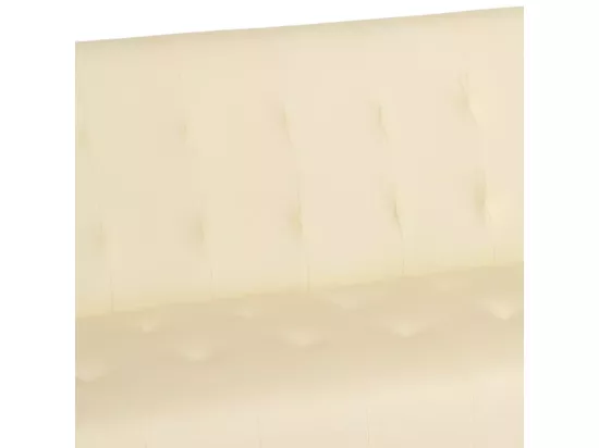 Canapé 2 places convertible clic-clac inclinable en similicuir Mango