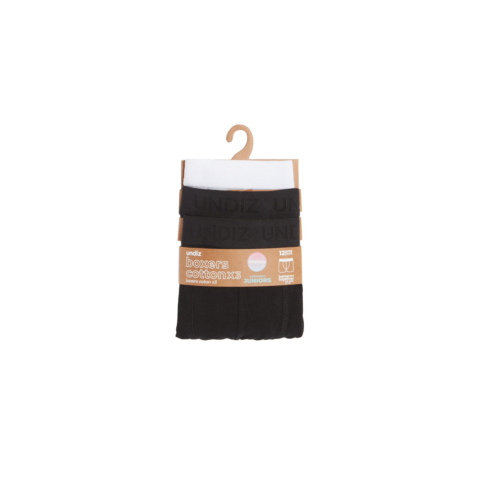 Lot de 3 boxers en coton