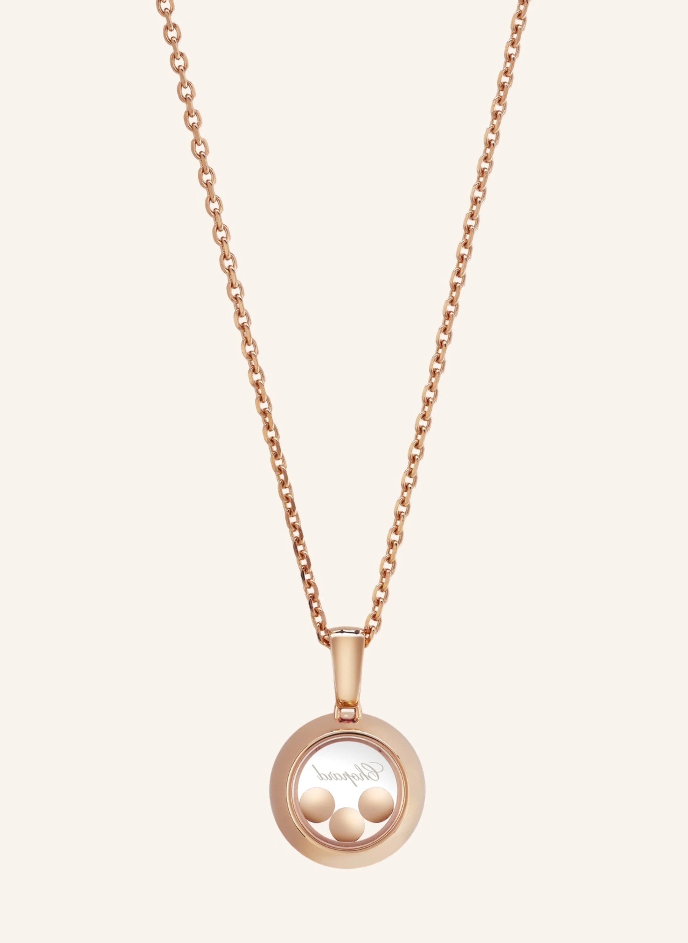 Chopard Anhänger HAPPY DIAMONDS ICONS Anhänger aus 18 Karat Roségold und Diamanten