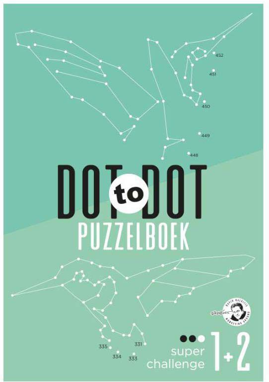David Kalvitis - Dot to Dot Puzzelboek 1+2 - Super Challenge - Puzzelboek