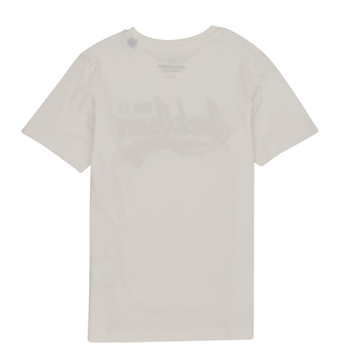 Jack & Jones - JJELOGO TEE SS NECK 2 COL JNR - Blanc