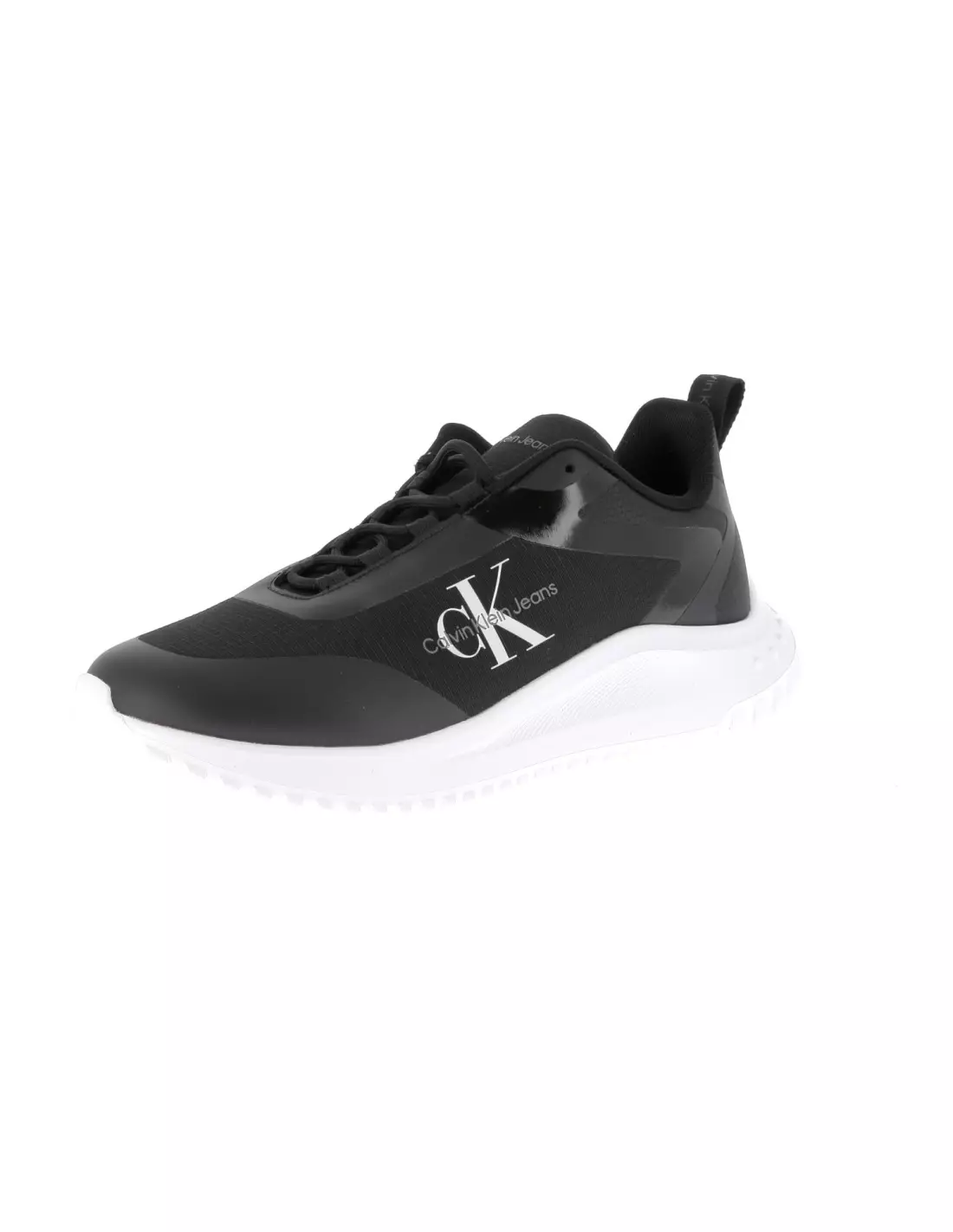 CALVIN KLEIN JEANS EVA RUNNER LOW - Baskets 0GMBLACKBRIGHTWHITE