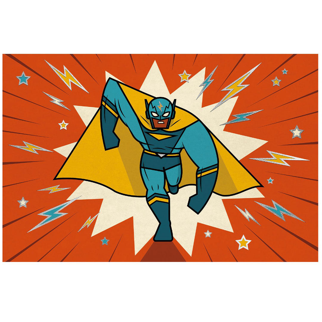 djeco verjaardagsuitnodigingen pow! bang! - 8st