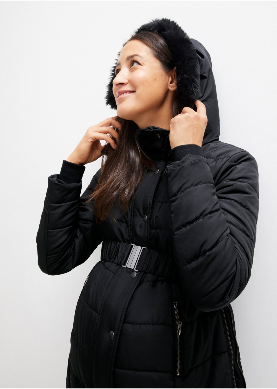 Veste de grossesse et de portage avec ceinture