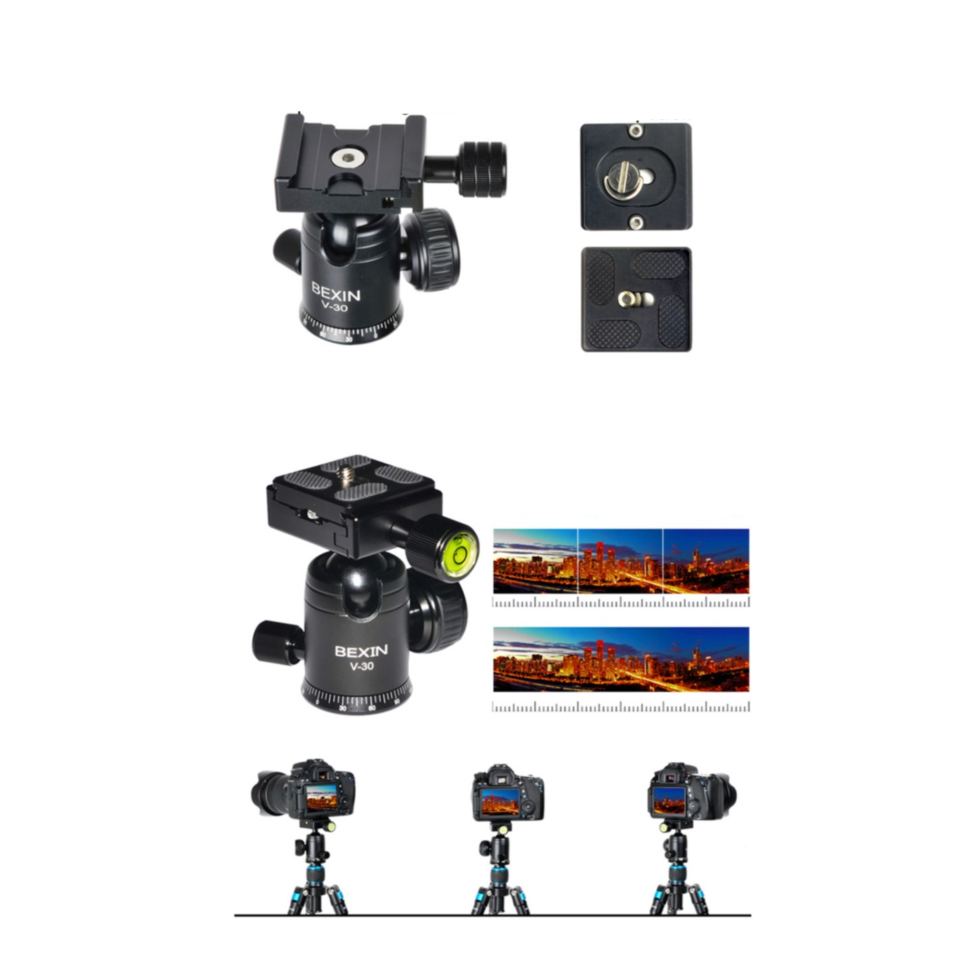 (48cm) Reise Foto / Video Tripod Dreibein Stativ Halterung mit 1/4