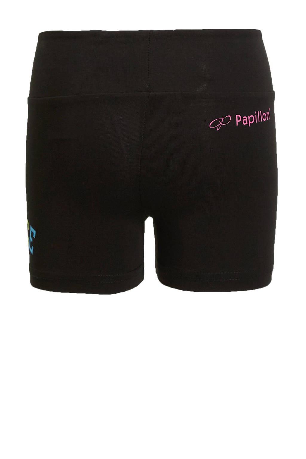 Papillon sportshort zwart/multi