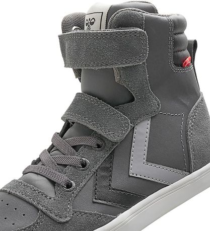 Hummel Støvler - HMLSlimmer Stadil High Jr - Asphalt