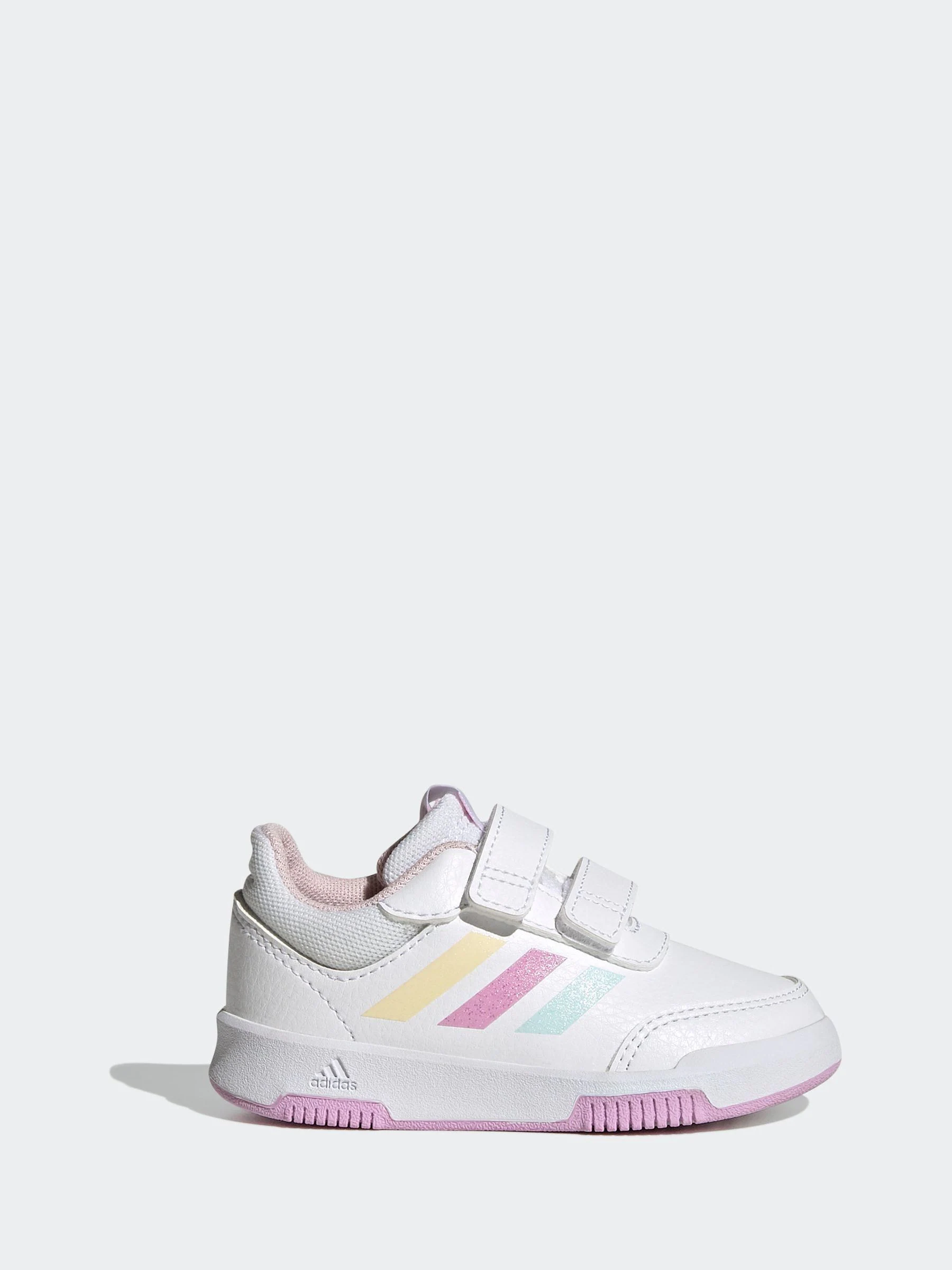 Wit/Roze/Meerkleurig - adidas Tensaur babysneakers met klittenbandsluiting