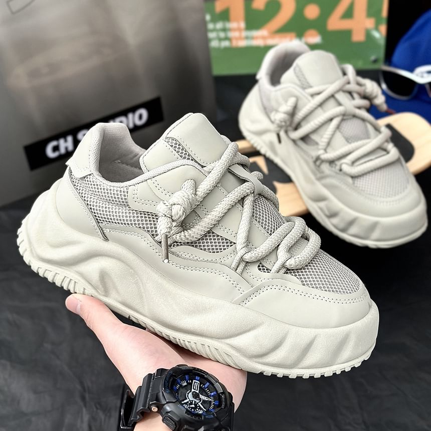 Tanzanite - Mesh Panel Veterschoenen