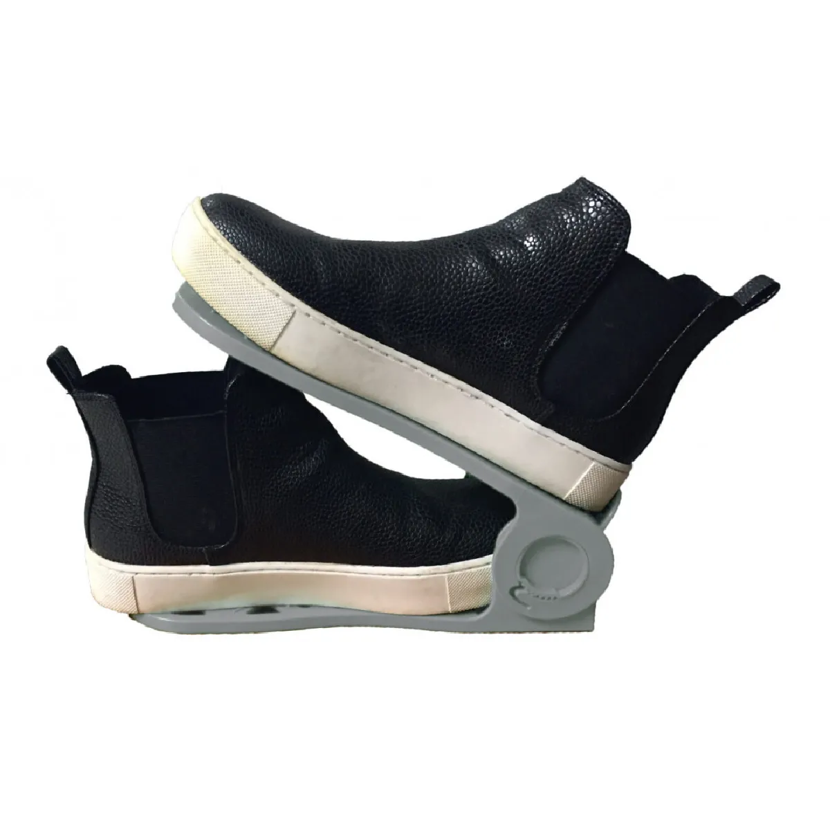 Venteo Set de 16 Shoes Organizer Noir