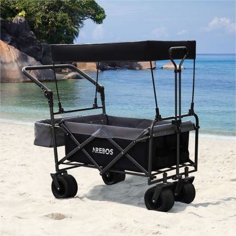 Bollerwagen mit Dach