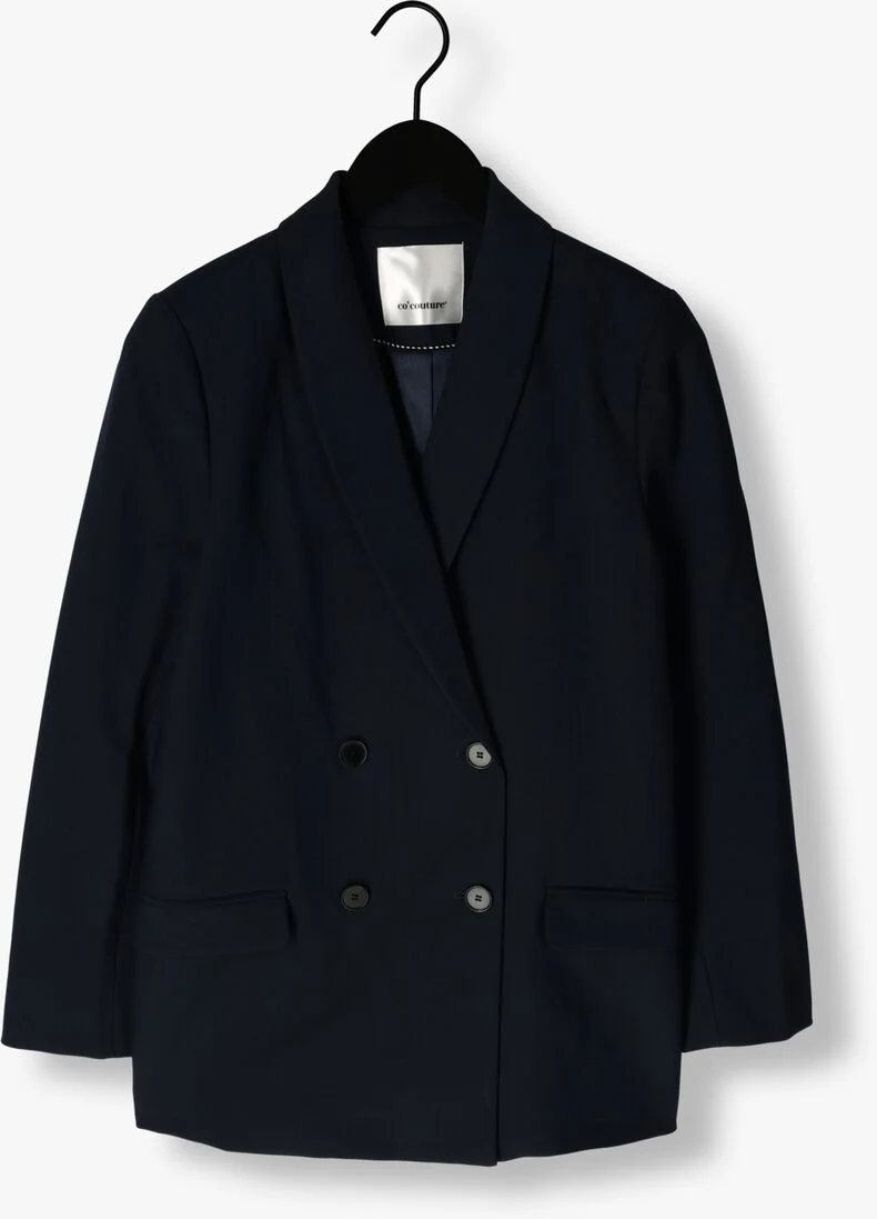 CO\\'COUTURE donkerblauwe co'couture blazer vola oversized blazer