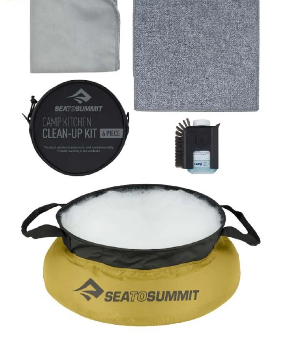 Sea To Summit Camp Kitchen Clean-Up Kit Black