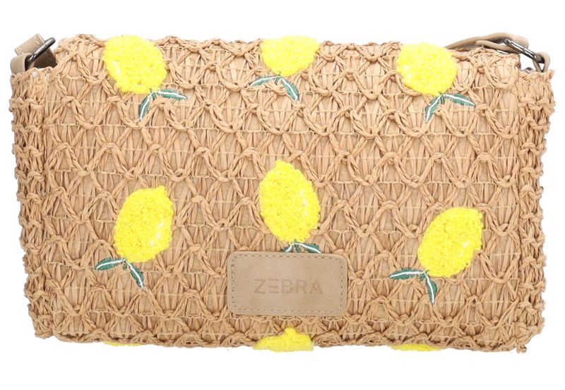 Zebra Schoudertas Beige Dames